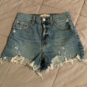 *NWOT* DAZE Troublemaker High Waist Denim Shorts